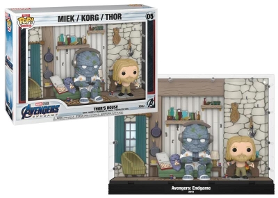 Funko Pop Moment Deluxe Marvel Avengers Endgame - Thor’s House Miek / Korg / Thor No:05