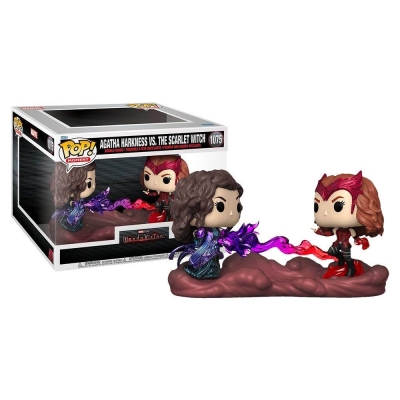 Funko Pop Moment: Marvel Wanda Vision Agatha Harkness VS. The Scarlet Witch Special Edition No:1075