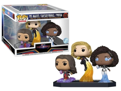 Funko Pop Moment: The Marvels Ms. Marvel/ Captain Marvel / Photon Special Edition No:1258