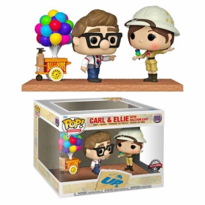 Funko Pop Moments: Up - Carl & Ellie with Balloon Cart Special Edition No:1152