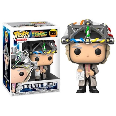 Funko Pop Movies Back To The Future Doc With Helmet Figürü No:959