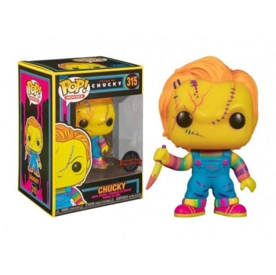 Funko Pop Movies: Bride of Chucky - Chucky Blacklight Special Edition No:315