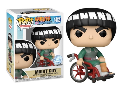 Funko Pop Naruto Shippuden - Might Guy White Chrome Special Edition No:1412