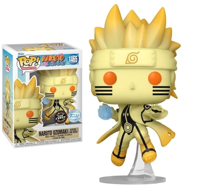 Funko Pop: Naruto Shippuden Naruto Uzumaki Kurama Link Mode Glow Limited Chase Special Edition