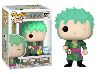 Funko Pop One Piece - Roronoa Zoro Glows In The Dark Special Edition No:327