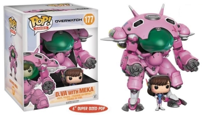 Funko Pop Overwatch D.Va With Meka 15 Cm Figür