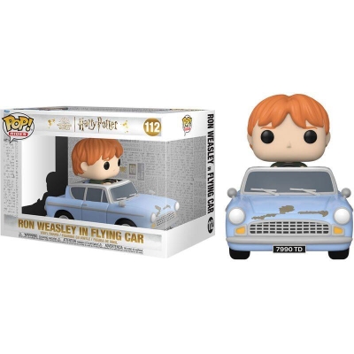 Funko Pop Rides Super Deluxe: Harry Potter Chamber of Secrets Anniversary 20th - Ron Weasley in Flyi