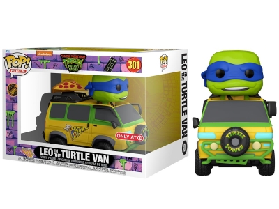 Funko Pop Rides Super Deluxe: Teenage Mutant Ninja Turtles Mutant Mayhem - Leo İn The Turtle Van