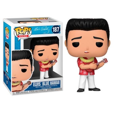 Funko Pop Rocks Elvis Blue Hawaii Figürü