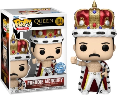 Funko Pop Rocks: Queen - Freddie Mercury King Diamond Collection Special Edition No:184