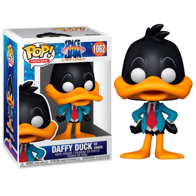 Funko Pop Space Jam 2 Daffy Duck As Coach Figürü