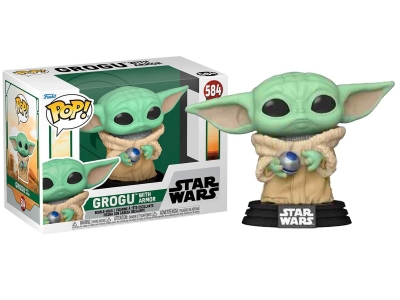 Funko Pop Star Wars: Book Of Boba Fett - Grogu With Armor No:584
