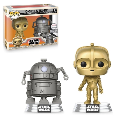 Funko Pop Star Wars Concept - C-3PO & R2-D2  Exclusively at Disney 2-Pack Bobble-Heads