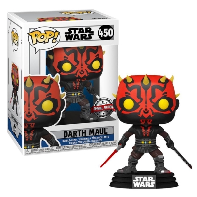 Funko Pop Star Wars Darth Maul With Dark Sabre Spacial Edition