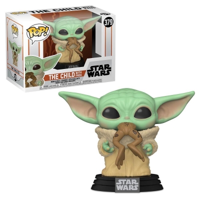 Funko Pop Star Wars Mandalorian The Child Yoda W Frog Figürü