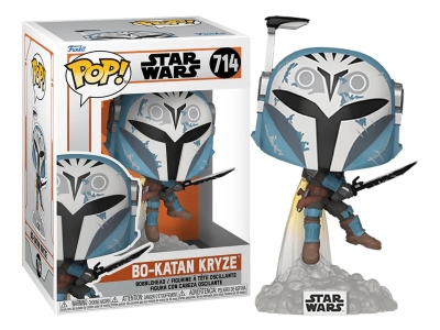 Funko Pop Star Wars Mandalorian - Bo-Katan With Darksaber And Jet Pack No:714 Bobble-Head