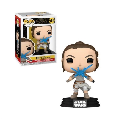 Funko Pop Star Wars Rey Two Lightsabers Figürü