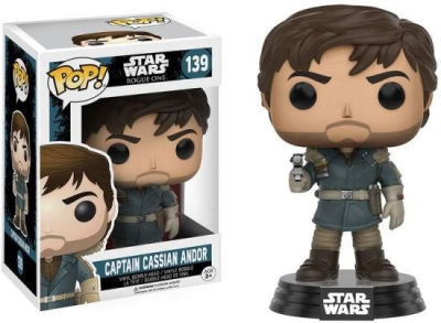 Funko Pop Star Wars Rogue One Captain Cassian Andor Figürü