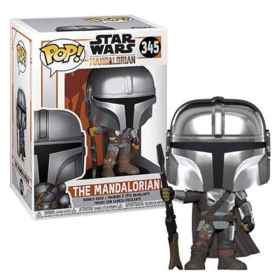 Funko Pop Star Wars The Mandalorian Chrome Special Edition