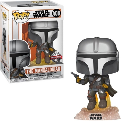 Funko Pop Star Wars The Mandalorian Flying Special Edition No:408