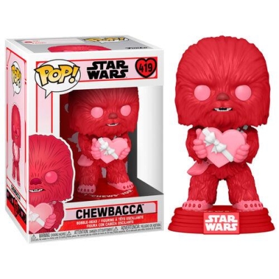 Funko Pop Star Wars Valentines Cupid Chewbacca Figürü