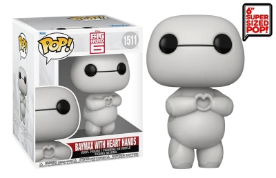 Funko Pop Super Big Hero 6 - Baymax With Heart Hands No:1511 6"