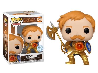 Funko Pop The Seven Deadly Sins - Escanor  With Axe Metallic Special Edition