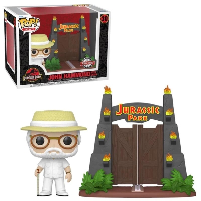 Funko Pop Town: Jurassic Park - John Hammond with Gates Special Edition No:30