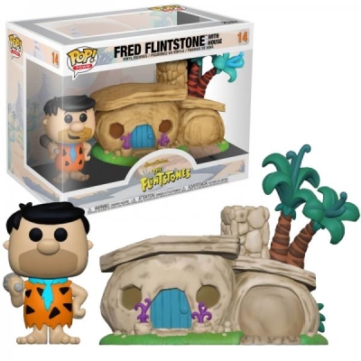 Funko Pop Town The Flintstones - Fred Flintstone With House