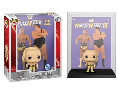 Funko Pop WWE Covers Wrestlemania III Hulk Vs Andre - Hulk Hogan Special Edition No:04