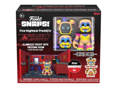 Funko Snaps Five Nights At Freddy's Security Breach - Glamrock Freddy With Dressing Room