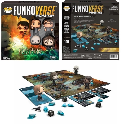 Funkoverse Harry Potter 100 Strategy Game (4 Pack)