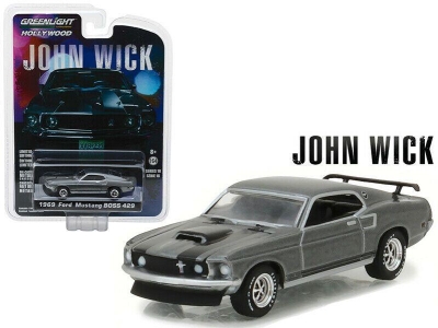 Greenlight John Wick 1969 Ford Mustang Boss 429 1:64 - 7cm
