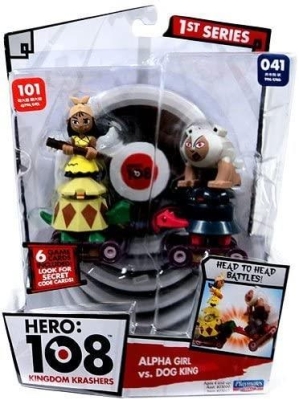 Hero 108 Kingdom Krashers Alfa Kiz Vs Kopek Kral 2'li Figür
