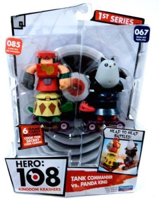 Hero 108 Kingdom Krashers Tank Komutani Vs Panda Kral 2'li Figür