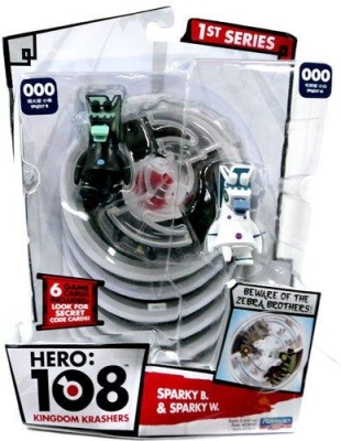 Hero 108 Kingdom Krashers Zebra Kardes B Vs Zebra Kardes W 2'li Figür