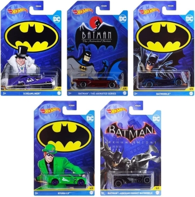 Hot Wheels Batman 5'li Set 2021 Serisi
