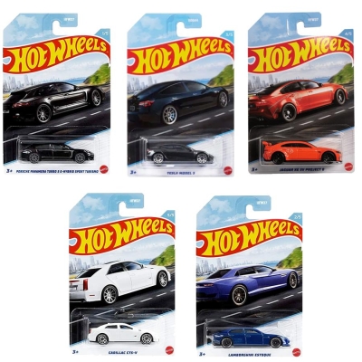 Hot wheels Luxury Sedans 5'li Full Paket