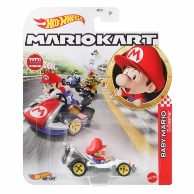 Hot Wheels Mario Kart - Baby Mario - B-Dasher