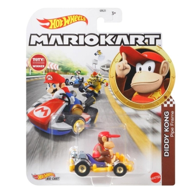 Hot Wheels Mario Kart - Diddy Kong - Pipe Frame