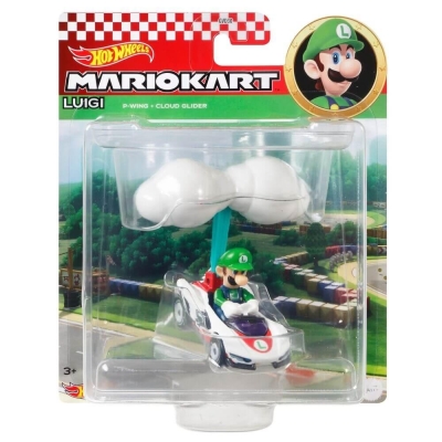 Hot Wheels Mario Kart Glider - Luigi