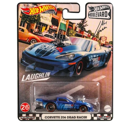 Hot Wheels Premium Boulevard '12 Corvette Z06 Drag Racer