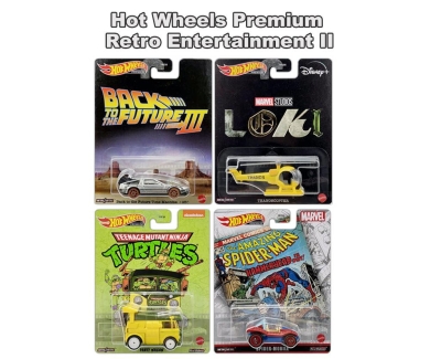 Hot Wheels Premium Retro Entertainment II Serisi 4'lü Set 2021