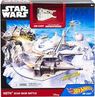 Hot Wheels Star Wars Starship Hoth Echo Base Battle Play Set