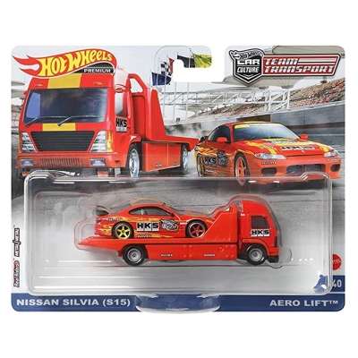 Hot Wheels Team Transport Premium Nissan Silvia S15 Aero Lift