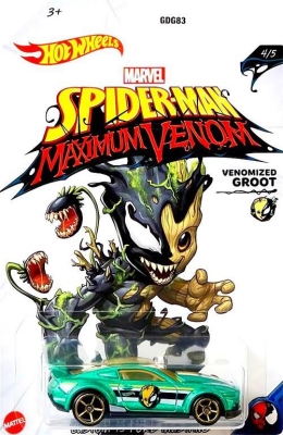 Hot Wheels Venomized Spider-Man Maximum Venom Groot