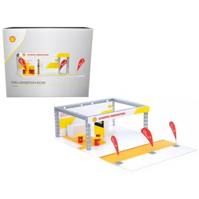 İnno64 Kiosk "Shell Oil: Leading Innovation" Diorama Set for 1/64