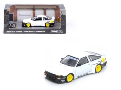 Inno64 Toyota Corolla Trueno Ae86 ""Pandem / Rocket Bunny"" White" 1/64
