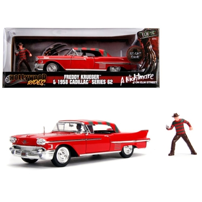 Jada Toys A Nightmare On Elm Street 1:24 Freddy Krueger 1958 Cadillac