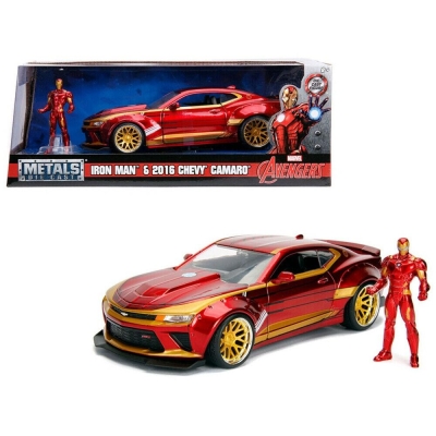 Jada Toys Marvel 1:24 Scale Iron Man 2016 Cevy Camaro